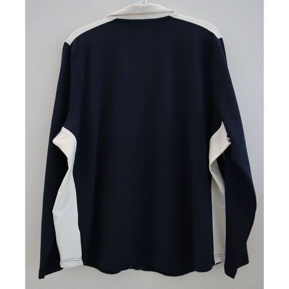 Lauren Ralph Lauren Women's Plus Sz 3X Navy Cotton-Blend Full Zip Jacket $110 - Picture 2 of 7